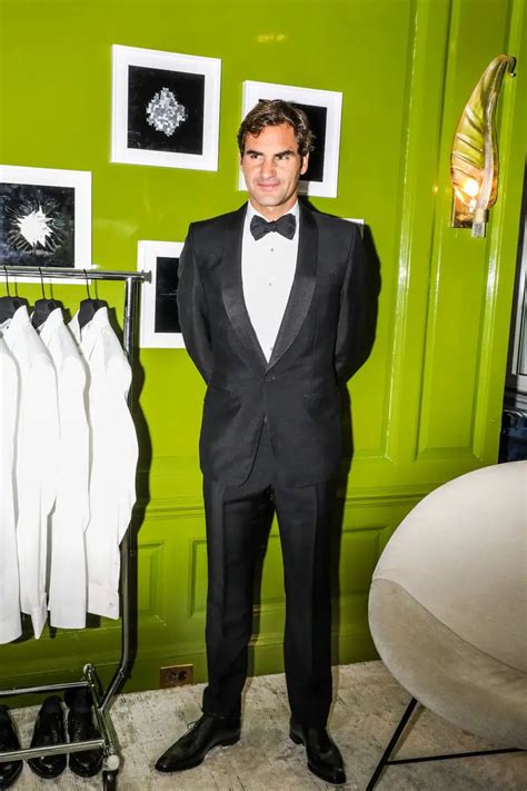 roger federer met gala gucci suit